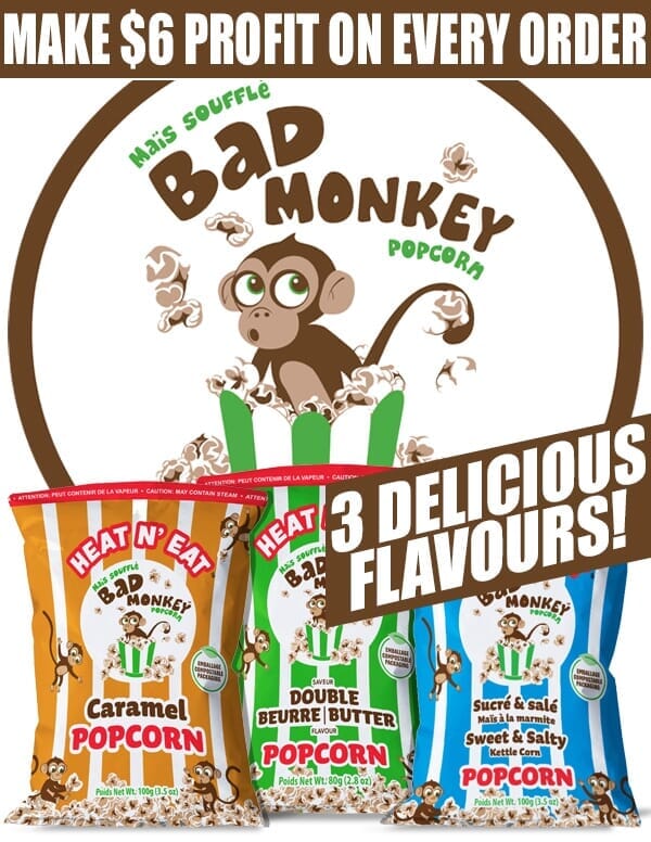 Bad Monkey Popcorn Heat N' Eat Fundraiser