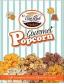 Gourmet Popcorn - With 3 Fudge Flavors