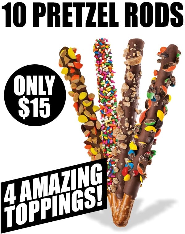 Pretzel Rods Sampler