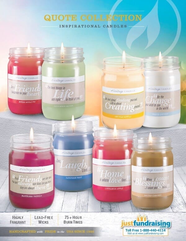 Quote candles fundraising program