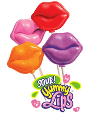 Sour Yummy Lips Lollipops